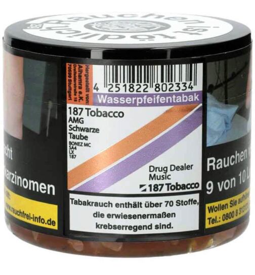 187 Tobacco Tabak 25g - AMG Schwarze Taube