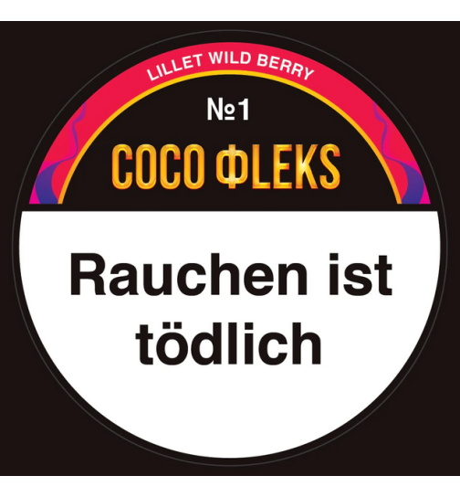 Coco Fleks Darkblend Tabak 20g - Wild B Champain