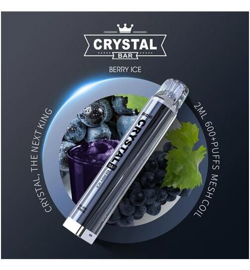 SKE Crystal Bar 600 Einweg Vape - Berry Ice