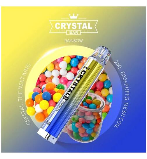 SKE Crystal Bar 600 Einweg Vape - Rainbow