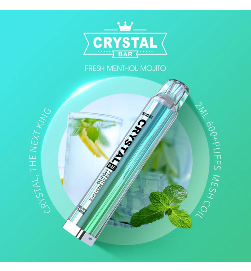 SKE Crystal Bar 600 Einweg Vape - Fresh Menthol Mojito
