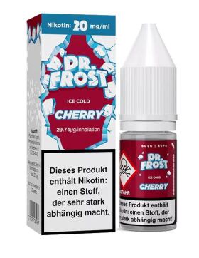 Dr. Frost Nikotinsalz Liquid 10ml - 20mg - Cherry Ice