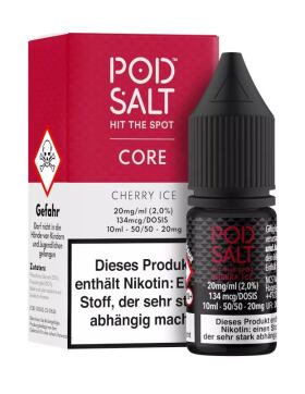 Pod Salt Nikotinsalz Liquid 10ml 20mg - Core Cherry Ice