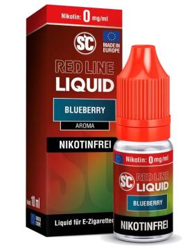 SC Red Line Nikotinsalz Liquid 10ml - 0mg - Blueberry