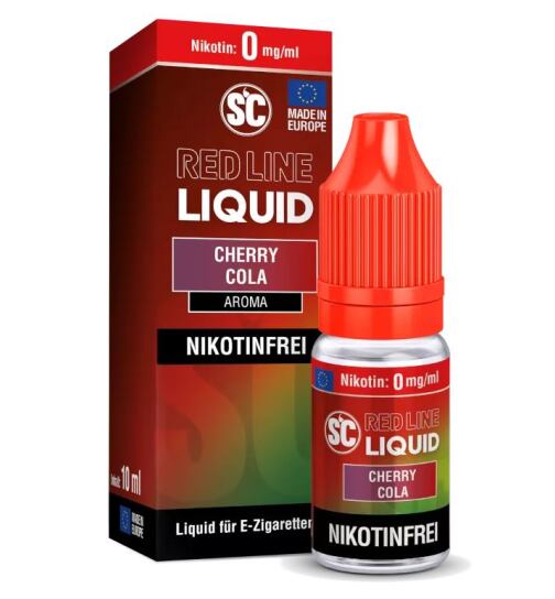SC Red Line Nikotinsalz Liquid 10ml - 0mg - Cherry Cola