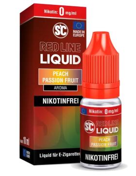 SC Red Line Nikotinsalz Liquid 10ml - 0mg - Peach Passion...