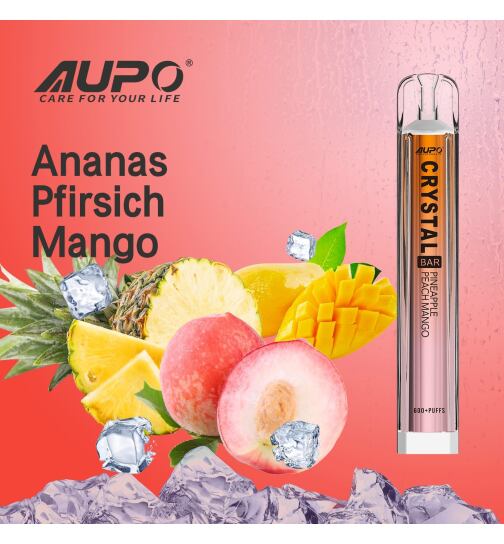 Crystal 600 Einweg Vape - Pineapple Peach Mango