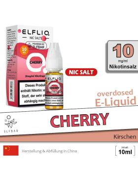 Elfliq Nikotinsalz Liquid 10ml - 10mg - Cherry