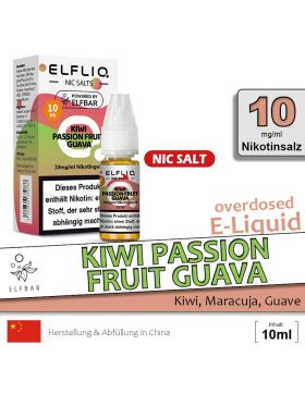 Elfliq Nikotinsalz Liquid 10ml - 10mg - Kiwi Passion...