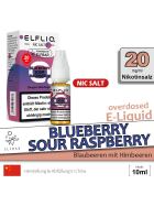 Elfliq Nikotinsalz Liquid 10ml - 20mg - Blueberry Sour Raspberry