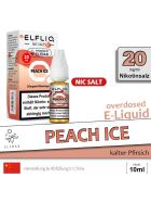 Elfliq Nikotinsalz Liquid 10ml - 20mg - Peach Ice