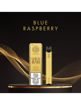 Gold Bar Einweg Vape - Blue Raspberry