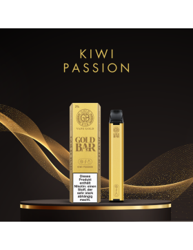 Gold Bar Einweg Vape - Kiwi Passion