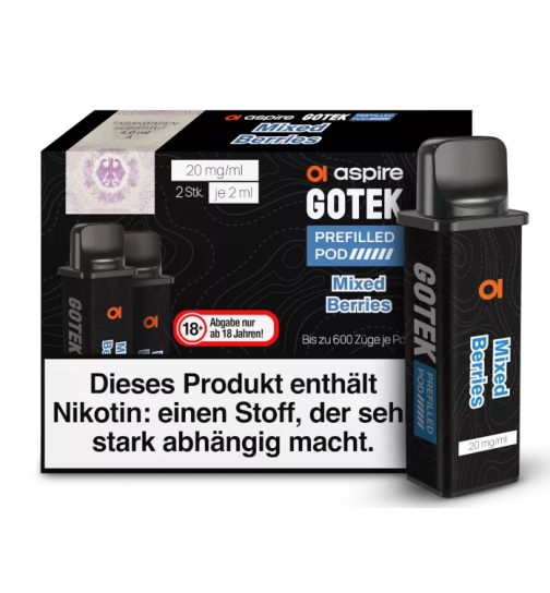 Aspire Gotek Prefilled Pod - Mixed Berries