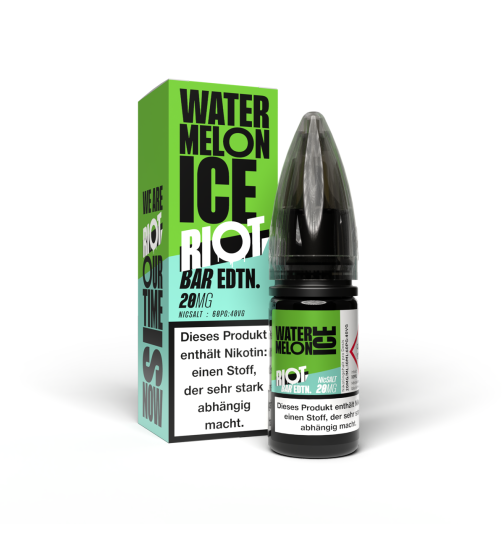 Riot Salt Bar Edtn Hybrid Nikotinsalz Liquid 10ml - 20mg - Watermelon Ice