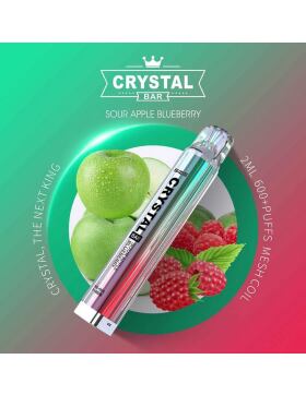 SKE Crystal Bar 600 Einweg Vape - Sour Apple Blueberry