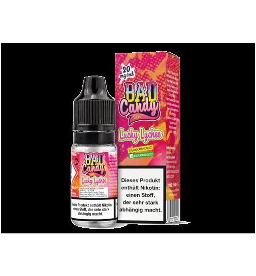 Bad Candy Nikotinsalz Liquid 10ml - 20mg - Lucky Lychee