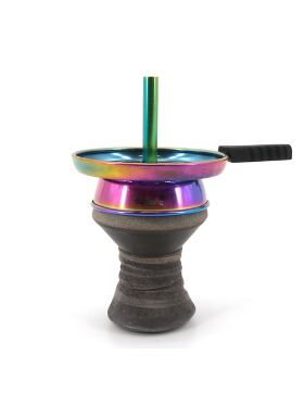 Steinkopf + Huka Stack Ph&ouml;nix Kaminaufsatz Rainbow Set Red