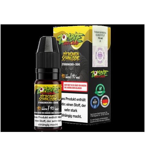 Zombie Nikotinsalz Liquid 10ml - 10mg - Zitronenschn&uuml;dde