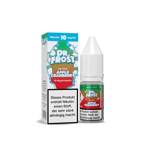 Dr. Frost Nikotinsalz Liquid 10ml - 10mg - Apple Cranberry