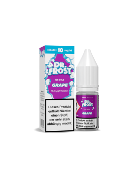 Dr. Frost Nikotinsalz Liquid 10ml - 10mg - Grape