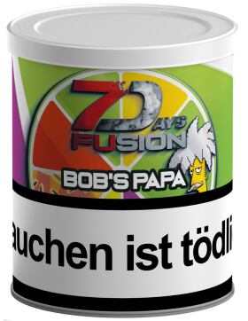7Days Fusion Tabak 65g - Bobs Papa