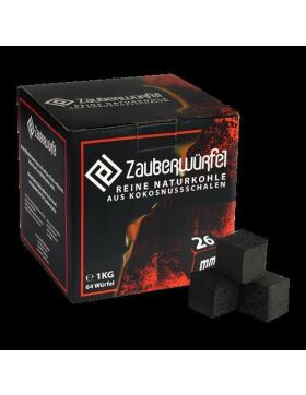 Zauberw&uuml;rfel 26er Naturkohle 1kg