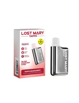 Elf Bar Lost Mary Tappo Pod Device - Silver Stainless Steel