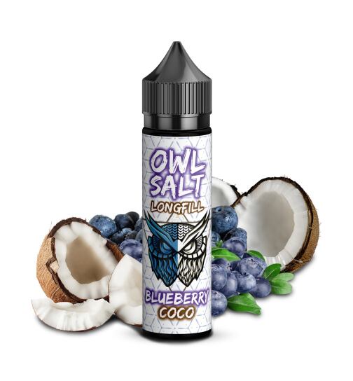 OWL Salt 10ml in 60ml Longfill - Blueberry Coco