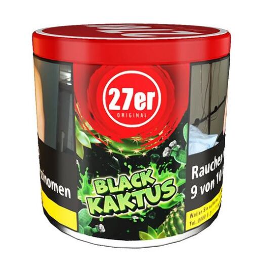 27er Tabak 200g - Black Kaktus