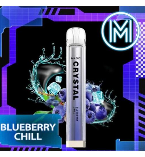 Magic Crystal Bar 600 Einweg Vape Blueberry Chill bei Smokkers be, 4,90