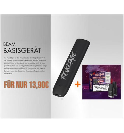 Revoltage Beam Dual Pod System + Purple Peach