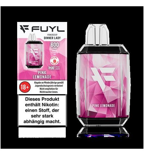 Dinner Lady Fuyl 600 Einweg Vape - Pink Lemonade