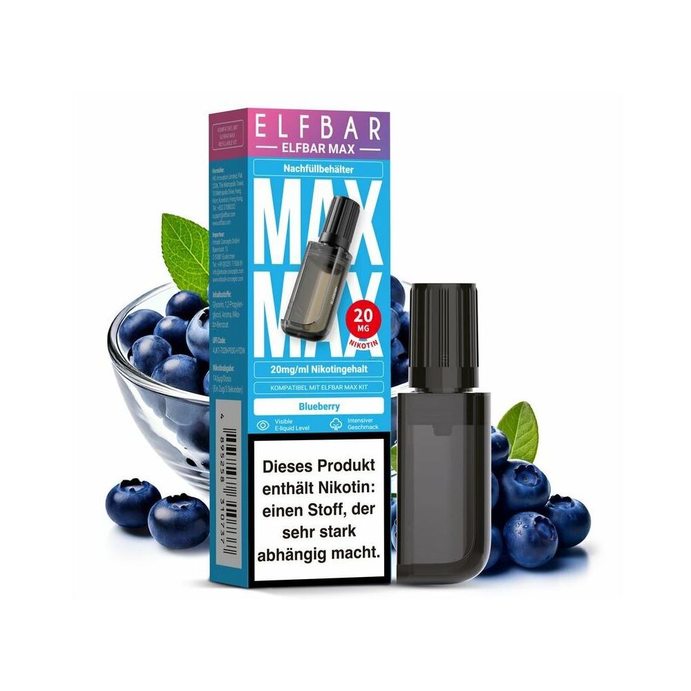 elfbar max pods kaufen Elfa Max Pod Kit Black – ELFBAR in sleek black main image 0