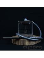 Cyborg Hookah - Power Cube - Metallic Grey