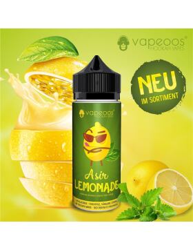 VAPEOOS&copy; Liquid 1L 0mg Nikotin - Lemon Chillo