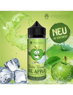 VAPEOOS&copy; Liquid 1L 0mg Nikotin - Baba Hassan Ice Apple