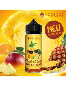 VAPEOOS&copy; Liquid 1L 0mg Nikotin - Tropical Lady...