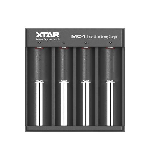 Xtar MC4 Charger - kompaktes Vier-Schacht Li-Ion-Ladegerät