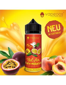 VAPEOOS&copy; Liquid 50ml 0mg Nikotin - Bel Air Peach...