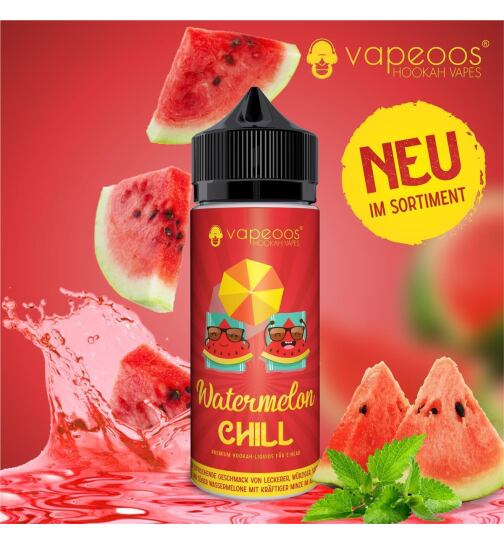VAPEOOS&copy; Liquid 50ml 0mg Nikotin - Joker Face Watermelon Chillo