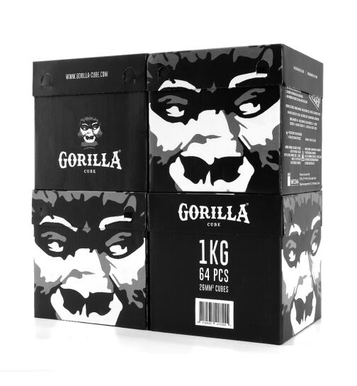 Gorilla Cube Natural Charcoal Gastro 4KG