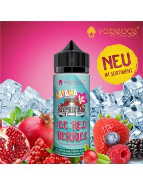 VAPEOOS&copy; Liquid 0mg Nikotin - Havana Red Ice Anis...