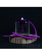 Cyborg Hookah - Power Cube - Mettalic Purple