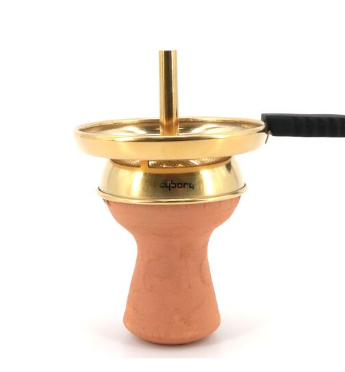 Cyborg Hookah - Fireplace attachment with Premium Gold